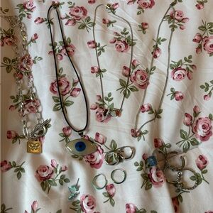 Jewelry bundle set silver!